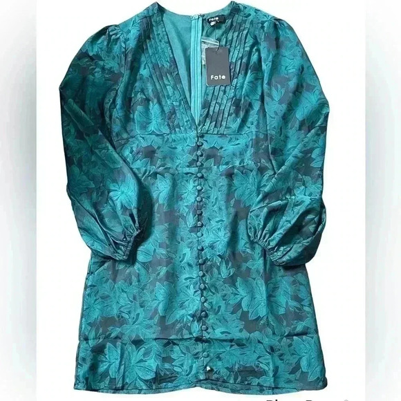Fate Rare Kind Floral Mini Dress NWT XS - Picture 5 of 8